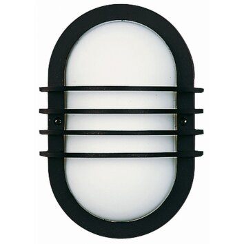 Albert 6046 Aplique para exterior Negro, 1 luz