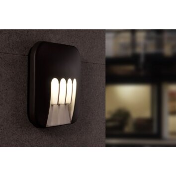 Lutec MASK Aplique para exterior LED Antracita, 4 luces