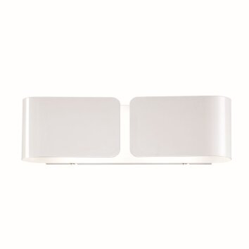 Ideal Lux CLIP Aplique Blanca, 2 luces