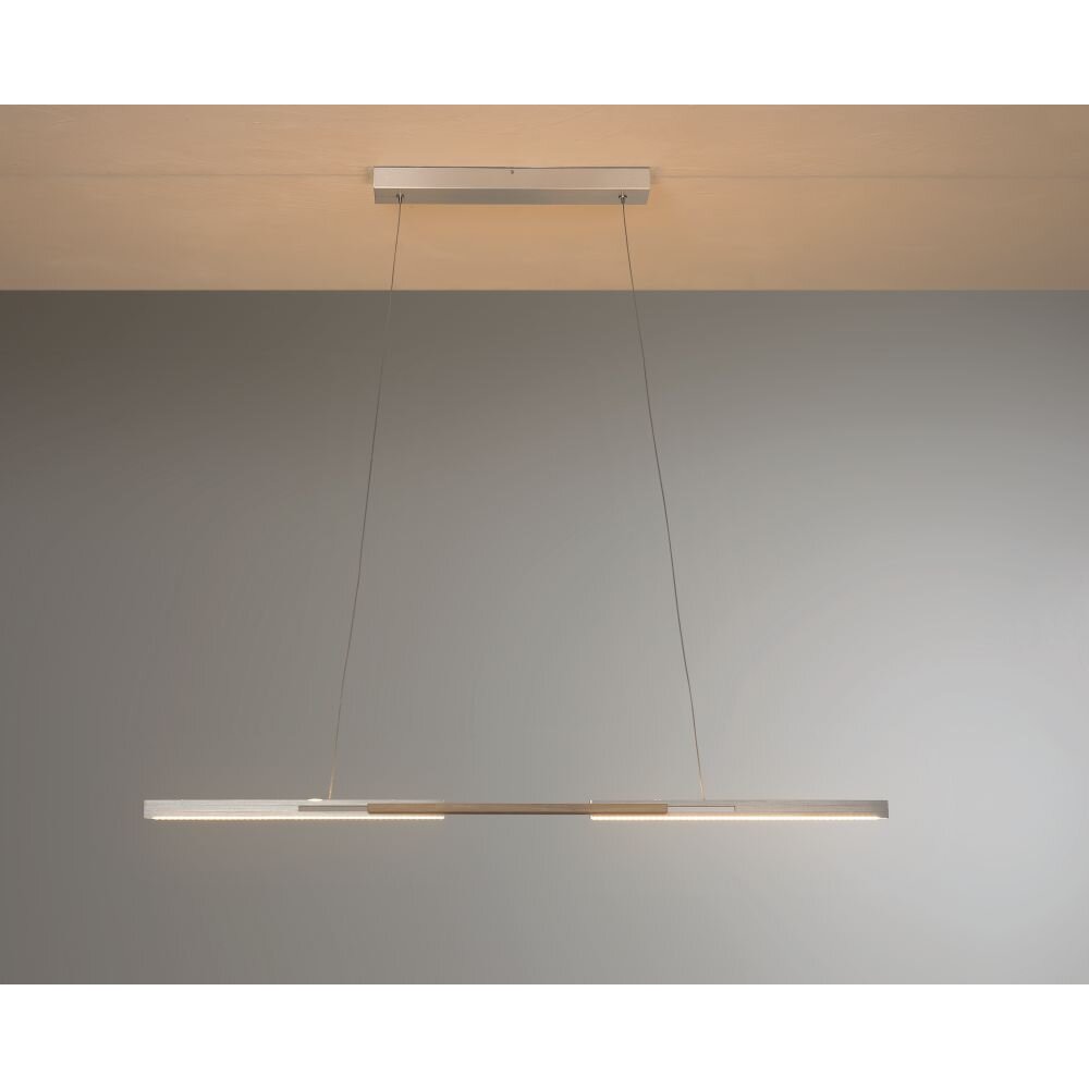 Bopp Link Lámpara Colgante LED Madera oscura, Níquel-mate, 1 luz main product photo