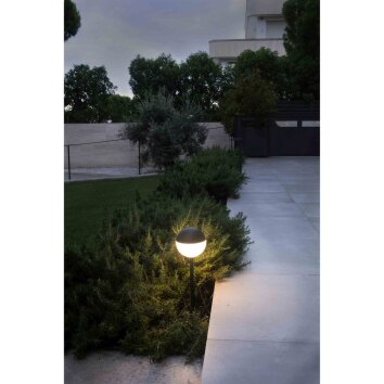 Faro Barcelona Piccola Lámpara para exterior con estaca LED Negro, 1 luz