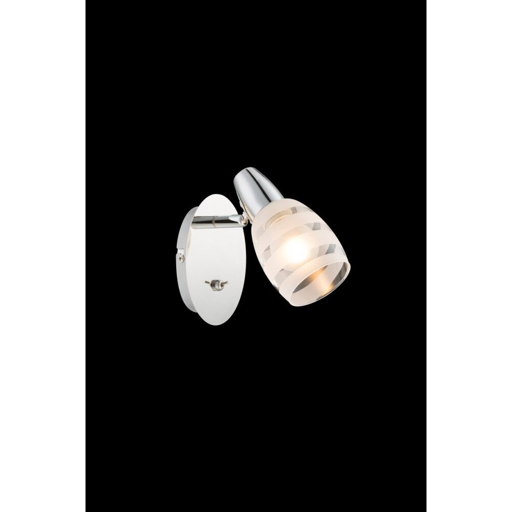 Globo Foco de pared Cromo, 1 luz main product photo