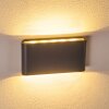 Aplique para exterior Tinglev LED Antracita, 2 luces