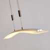 Delaware Lámpara Colgante LED Plata, 1 luz
