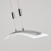 Delaware Lámpara Colgante LED Plata, 1 luz