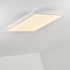 Salmi Lámpara de Techo LED Aluminio, Blanca, 1 luz