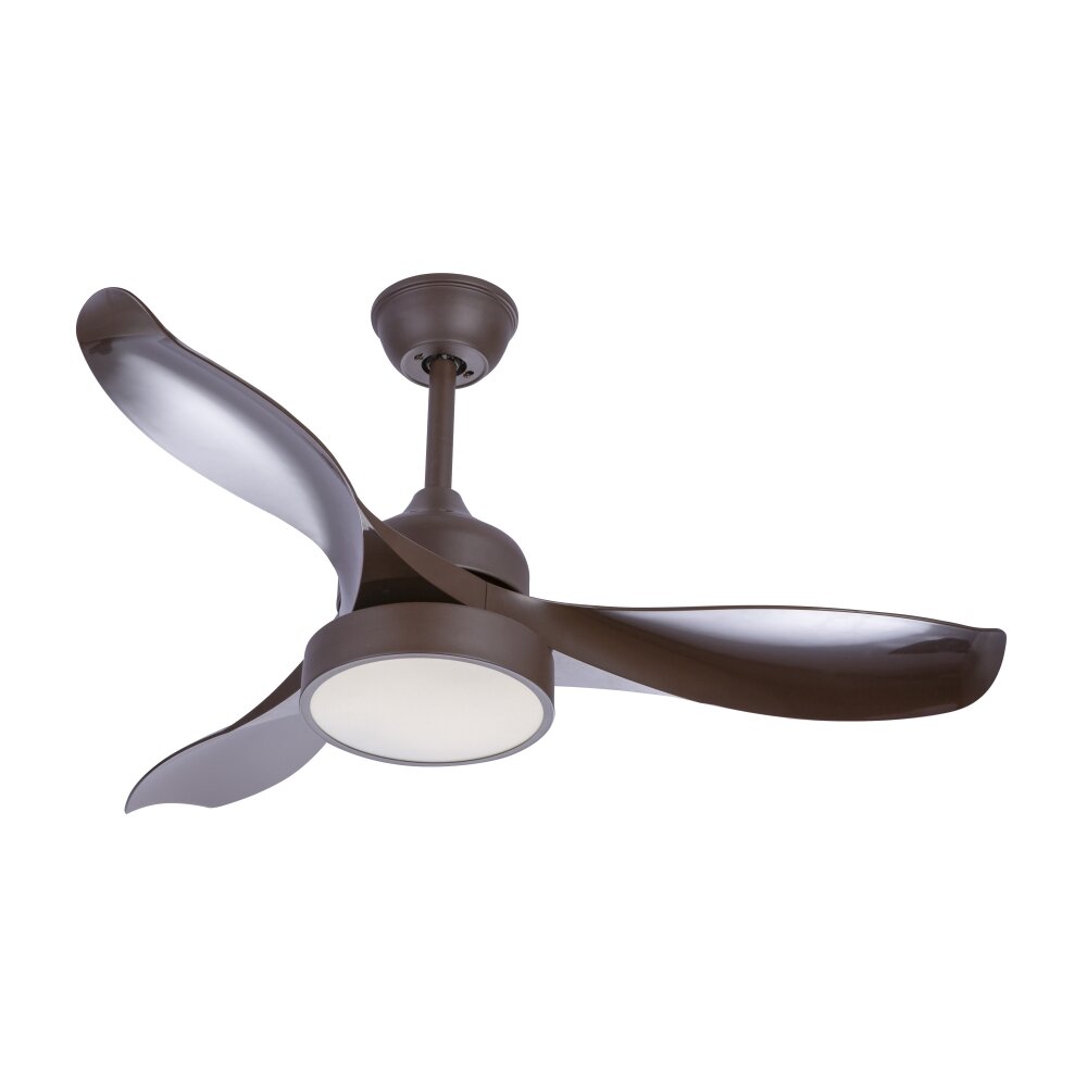 Globo RAMONA Ventilador LED Negro, 1 luz, Mando a distancia main product photo