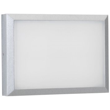 Albert 6403 Aplique para exterior LED Plata, 1 luz