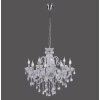 Paul Neuhaus GRACIA Lámpara Colgante Transparente, claro, 8 luces