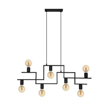 Eglo FEMBARD Lámpara Colgante Negro, 7 luces Eglo FEMBARD Lámpara Colgante Negro, 7 luces
