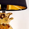 Pina Lámpara de Mesa dorado, 1 luz