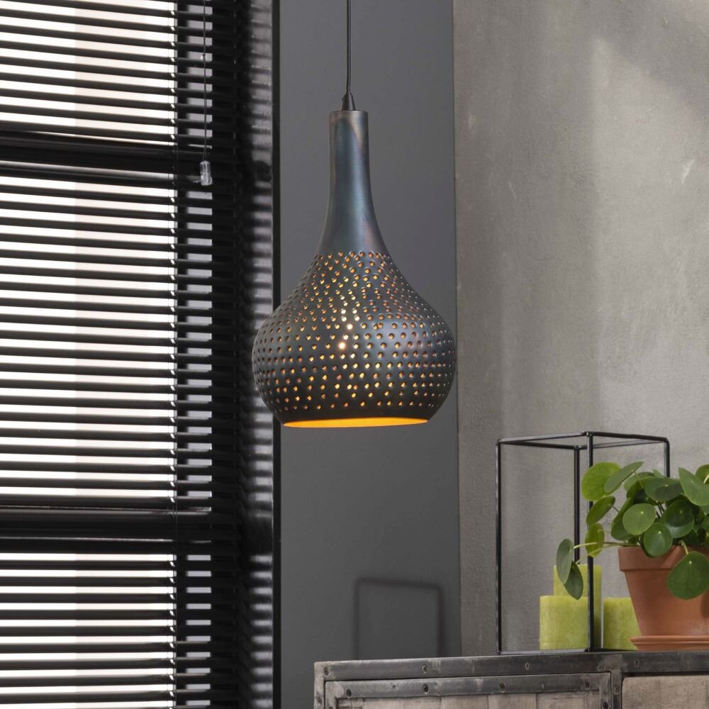 Wildervanksterdallen Lámpara Colgante Marrón, Negro, 1 luz main product photo