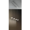 Fabas Luce Hale Lámpara Colgante LED Aluminio, 4 luces