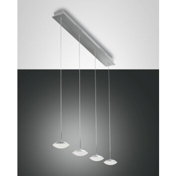 Fabas Luce Hale Lámpara Colgante LED Aluminio, 4 luces