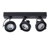Foco de techo Lucide DORIAN LED Negro, 3 luces