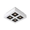 Foco de techo Lucide XIRAX LED Blanca, 4 luces