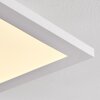 Salmi Lámpara de Techo LED Aluminio, Blanca, 1 luz