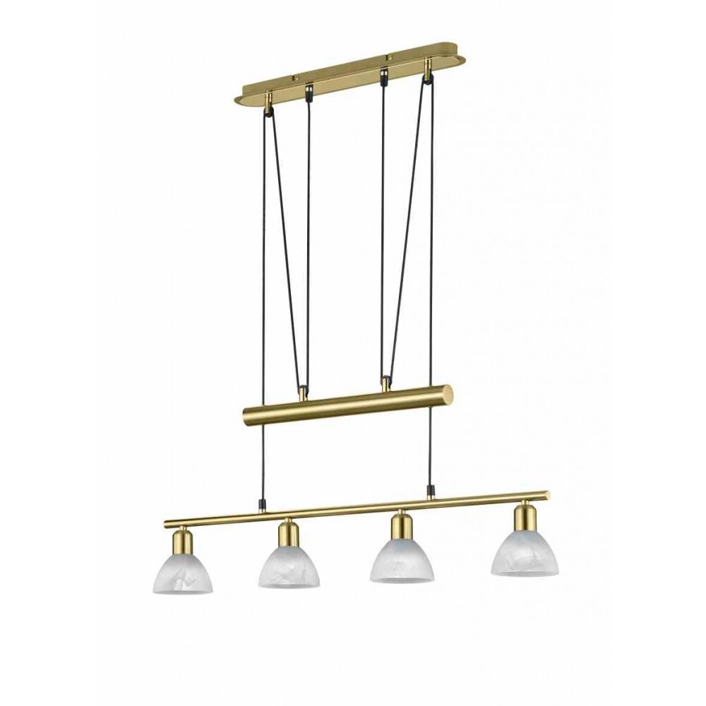 Trio LEVISTO Lámpara suspendida LED Latón, 4 luces main product photo