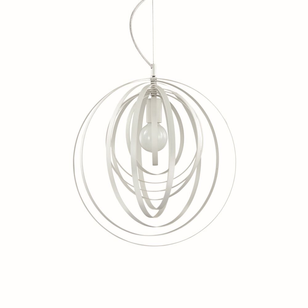 Ideal Lux DISCO Lámpara Colgante Blanca, 1 luz main product photo