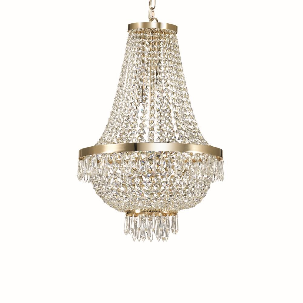 Ideal Lux CAESAR Lámpara Colgante Cromo, 9 luces main product photo