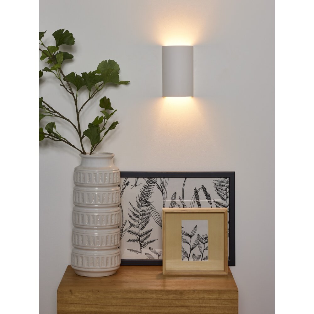 Lucide GIPSY Aplique Blanca, 1 luz main product photo