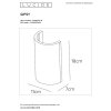 Lucide GIPSY Aplique Blanca, 1 luz