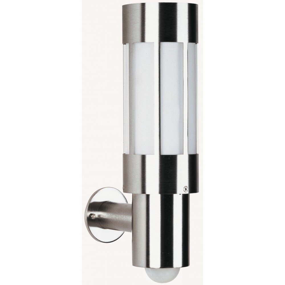 Albert 241 Aplique para exterior Acero inoxidable, 1 luz, Sensor de movimiento main product photo