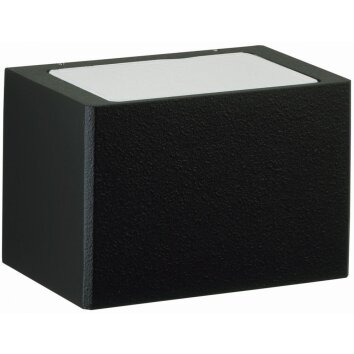 Albert 6167 Aplique para exterior Negro, 1 luz