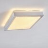Sora Lámpara de techo LED Níquel-mate, 1 luz