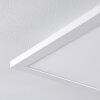 Salmi Lámpara de Techo LED Aluminio, Blanca, 1 luz, Mando a distancia