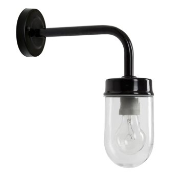 KS Verlichting Genius Aplique Negro, 1 luz