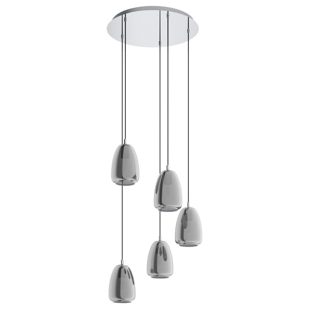 EGLO ALOBRASE Lámpara Colgante Cromo, 5 luces main product photo