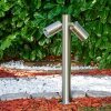 Poste de Jardín Froslev LED Cromo, 2 luces