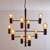 Pamunkey Lámpara Colgante Negro, 10 luces