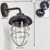 Valto Aplique para exterior Color óxido, 1 luz