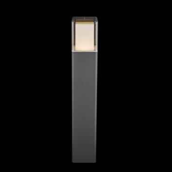 Globo Lámpara de pie para exterior LED Negro, 1 luz