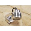 Konstsmide MONZA Aplique para exterior LED Aluminio, Acero inoxidable, 6 luces, Sensor de movimiento