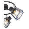 Globo MAHA Proyector Negro, 3 luces