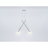 Serien Lighting TWIN Lámpara Colgante LED Cromo, 2 luces