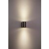 Lutec LED Aplique para exterior Acero bruñido, 6 luces