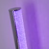 Flaut Lámpara de Mesa LED Cromo, 1 luz, Mando a distancia, Cambia de color