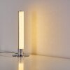 Flaut Lámpara de Mesa LED Cromo, 1 luz, Mando a distancia, Cambia de color