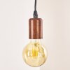 Barbengo Lámpara Colgante Marrón, Color óxido, 4 luces