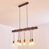 Barbengo Lámpara Colgante Marrón, Color óxido, 4 luces