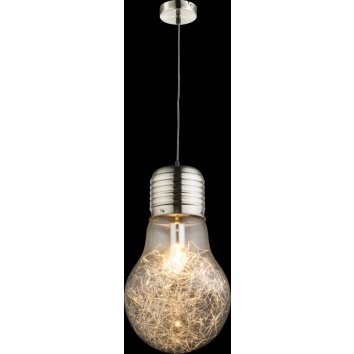 Globo LEVIN Lámpara Colgante Níquel-mate, 1 luz