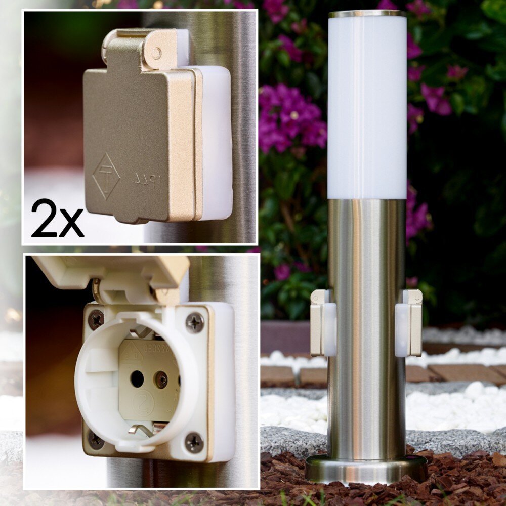 Caserta Balizas de exterior, Lámpara de pie, Iluminación de caminos Acero inoxidable, 1 luz main product photo