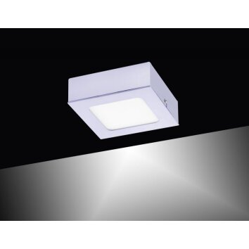 Leuchten-Direkt OSKAR Lámpara de techo LED Plata, 1 luz