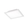 Leuchten Direkt Ls-FLAT Lámpara de Techo LED Blanca, 1 luz, Mando a distancia, Cambia de color