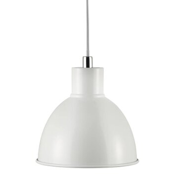 Nordlux POP Lámpara Colgante Blanca, 1 luz