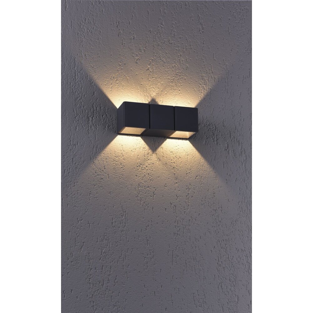 Paul Neuhaus MARCEL Aplique LED Antracita, 2 luces main product photo